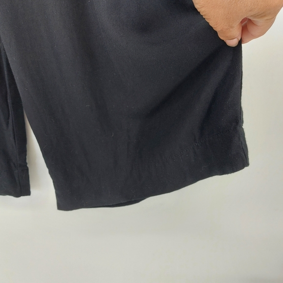 Anthropologie Dolan black wide leg culotte - Picture 2 of 8